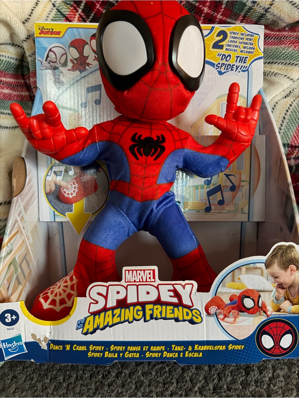 Hasbro Marvel Spidey Amazing Friends Red & Blue Spider-Man Plush